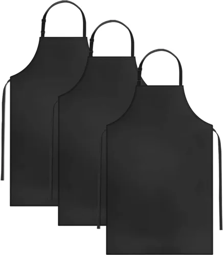Miniatura 8 de Gotega Paquete de 4 Delantales de Goma PVC Impermeables Ajustables para Lavavajillas - Delantal para Hombres y Mujeres de Trabajo Pesado para Lavar