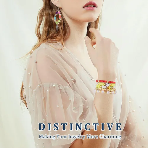 Miniatura 6 de 1500 Piezas 10 Estilos Cuentas Espaciadoras Doradas Surtidas para Hacer Joyas Cuentas Sueltas para Pulsera Collar Pendientes Manualidades DIY Dorado