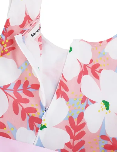 Miniatura 39 de Vestido de verano para niña, de algodón, con diseño floral