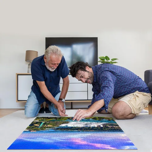 Miniatura 5 de Rompecabezas para adultos de 1000 piezas para adultos, rompecabezas de 1000 piezas, 1000 piezas, cataratas del Niágara