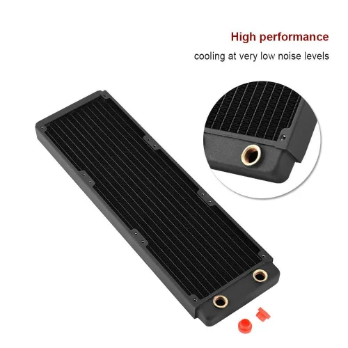 Miniatura 8 de Radiador de cobre disipador de calor para computadora intercambiador de calor líquido de refrigeración por agua con exquisita mano de obra, cobre