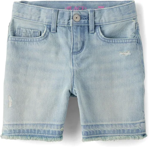 Miniatura 35 de Pantalones cortos midi de mezclilla