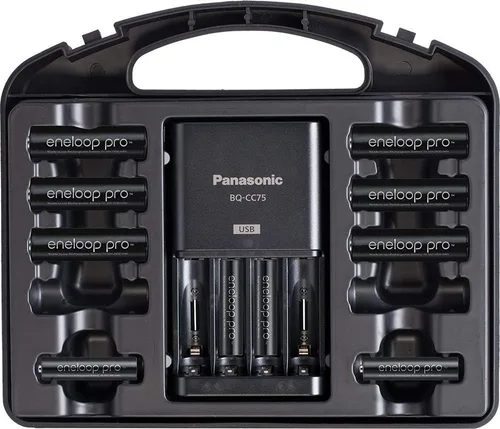 Miniatura 4 de Panasonic K-KJ75KHC66A Eneloop pro - Baterías recargables de alta capacidad 6AA, 6AAA y Panasonic BK-4HCCA4BA pro AAA de alta capacidad Ni-MH