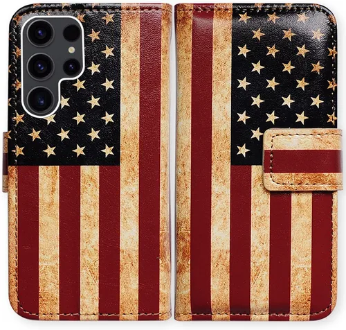 Miniatura 23 de Bcov Funda para Galaxy S23 Ultra, funda de piel con tapa para Samsung Galaxy S23 Ultra con ranura para tarjeta y soporte para Samsung Galaxy S23
