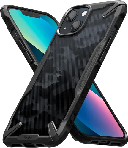 Miniatura 10 de Ringke Fusion-X - Funda compatible con iPhone 13, parte trasera dura transparente, resistente, a prueba de golpes, avanzada funda protectora