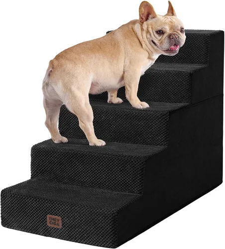 Miniatura 30 de EHEYCIGA Escaleras para perros pequeños de 13.5 pulgadas de alto, escalones para perros de 3 escalones para sofá y silla, escalones para mascotas
