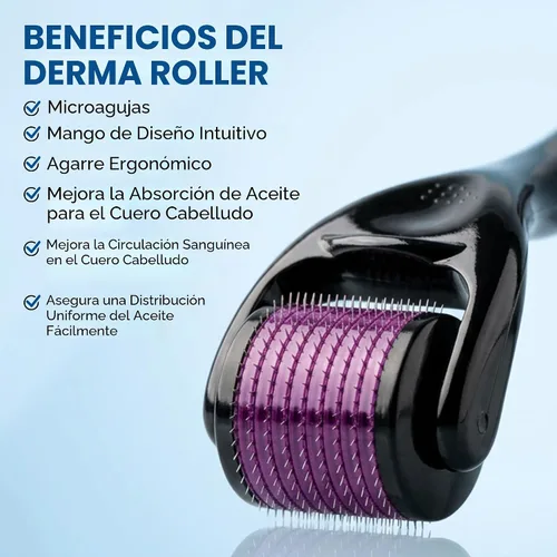 Miniatura 6 de Botanic Hearth Derma Roller para el crecimiento del cabello con aceite de romero para el cabello (2 onzas) Rodillo de microagujas de 0.09 pulgadas