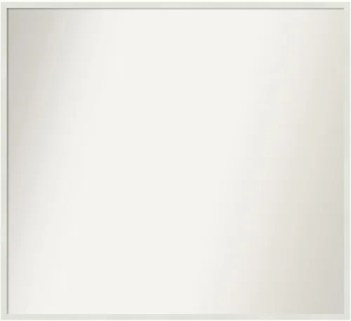 Miniatura 985 de Amanti Art Espejo de baño blanco para sobre el fregadero, 32 x 45 pulgadas, espejo de tocador rectangular blanco esbelto, marco de madera moderno