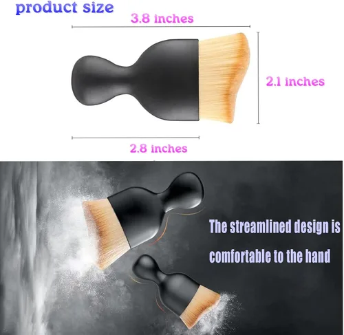 Miniatura 6 de Auto Interior Dust Brush, Car Cleaning Brushes Duster, Soft Bristles Detailing Brush Dusting Tool for Automotive Dashboard, Air Conditioner Vents