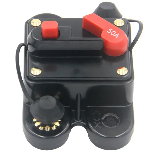 Miniatura 2 de ZOOKOTO - Interruptor de circuito para coche, bote marítimo, bici, estéreo, con interruptor de fusible en línea con reinicio manual de 12 V-24 V CC