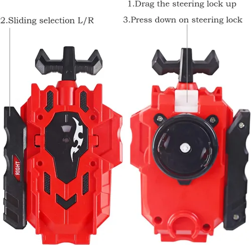 Miniatura 4 de Battling Tops Burst Superking B-168 Rage Longinus.Ds' 3A Gyro Juguetes para niños con lanzador chispeante