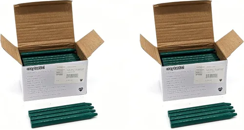 Miniatura 10 de Craytastic! Caja de 52 crayones sin envolver a granel (azul) para manualidades, fiestas, niños, crayones sin papel, sin envoltura de papel, prueba