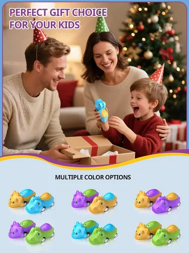 Miniatura 8 de Inspireyes Walkie Talkies para niños, paquete de 2 juguetes de dinosaurio para niños y niñas de 3 a 5 7 años, tiempo de juego de 48 horas, diversión