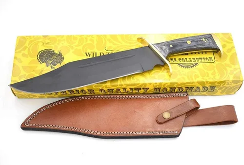 Miniatura 6 de Western Outlaw Caza Camping Collectores Cuchillo (CW) (negro)