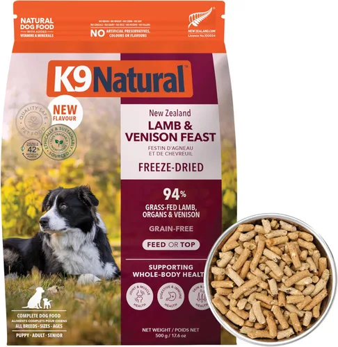 Miniatura 12 de K9 Natural - Alimento liofilizado para perros sin granos - Cordero, 4 libras