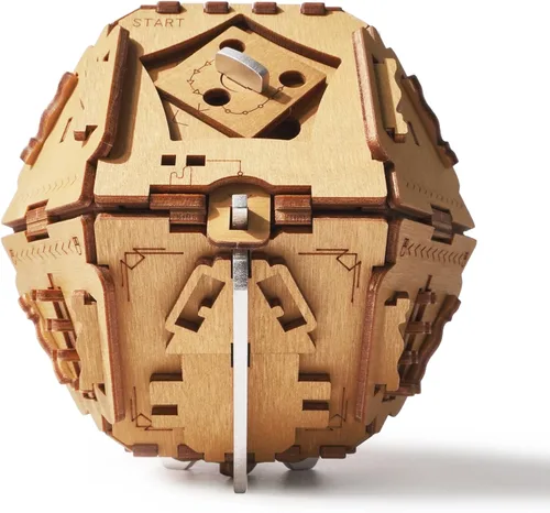 Puzzle Potato Caja de Rompecabezas de la Piedra Filosófica - Rompecabezas 3D de Rompecabezas para Adultos - Cofre del Tesoro de Madera - Caja de