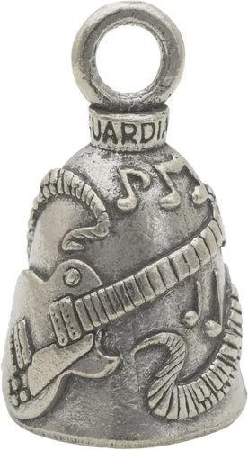 Miniatura 49 de Guardian Bell Good Luck Bell w/Keyring & Black Velvet Bag Motorcycle Bell Lead-Free Pewter Made in USA Phoenix Biker