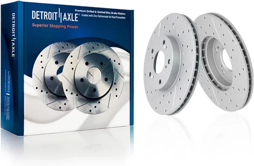 Miniatura 42 de Detroit Axle - Rotores de freno traseros para Toyota GR Supra BMW 230i 330e 330i 430i 530i 530i 530e 540d 540i xDrive X3 X4 Z4, rotores de freno