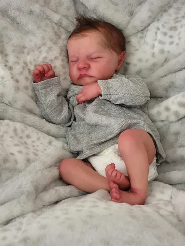 Miniatura 4 de Pinky Reborn Muñecas de bebé de 19 pulgadas realista recién nacido con cuerpo suave muñeca de juguete para niños pequeños, el mejor regalo