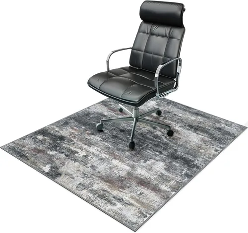 Miniatura 9 de Tapete para silla de oficina para pisos de baldosas de madera dura, tapetes abstractos de escritorio de 36" x 48" para silla de oficina sobre sillas