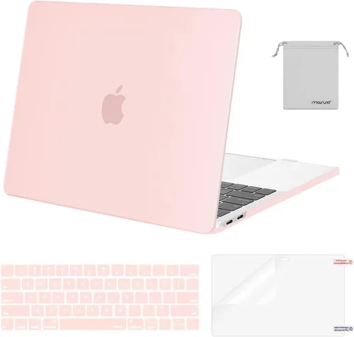 Miniatura 7 de MOSISO - Carcasa rígida de plástico, cubierta de teclado, protector de pantalla y bolsa de almacenamiento para MacBook Pro 13 pulgadas/33 cm Azul