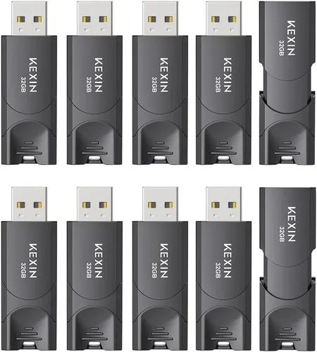 Miniatura 7 de KEXIN Unidad Flash de 8GB Paquete de 10 Unidad Flash USB 2.0 de 8 GB Unidad Thumb 2.0 Unidad USB a Granel Unidad Jump Giratoria Unidad Pen