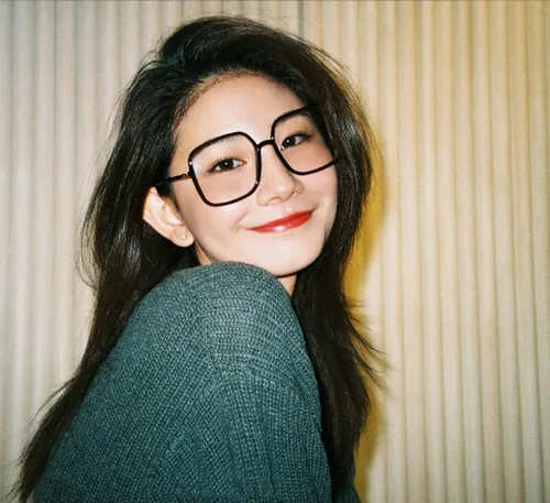 Miniatura 6 de BIGGY Oversized Square Blue Light Blocking Glasses - Ultralight Fashion Nerd Frames for Women Men