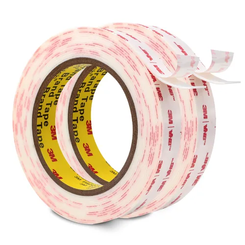Miniatura 23 de 3M Cinta de doble cara resistente de 1 pulgada x 15.4 pies, cinta de montaje negra 5925 cinta de espuma adhesiva fuerte impermeable para decoración