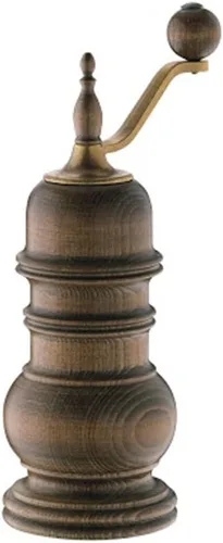 Zassenhaus Speyer - Molinillo de pimienta de haya teñida oscura de 5.1 pulgadas