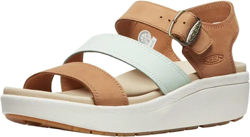 Miniatura 3 de KEEN Women's Ellecity Backstrap Open Toe Adjustable Comfortable Platform Wedge Sandal
