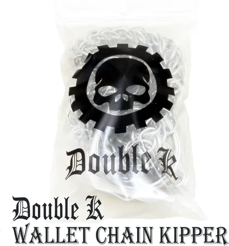 Miniatura 7 de Double K Basic Strong Strap Biker Trucker Key Jean Wallet Chain (17"/21") SLV/BLK CS146MLT