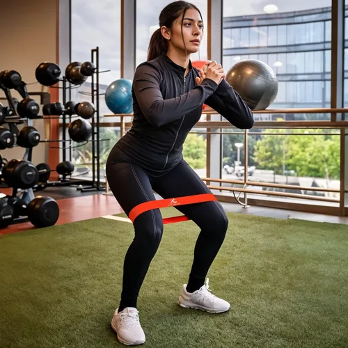 Miniatura 4 de Athletix - Juego de 10 bandas de resistencia Niveles pesados a ligeros para fuerza, glúteos, piernas, pilates, yoga, estiramientos, bandas