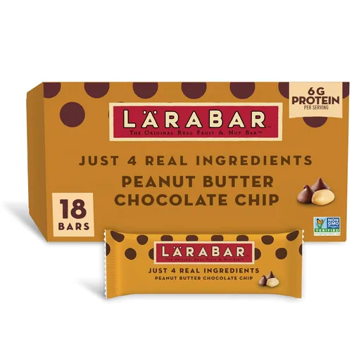 Miniatura 10 de Larabar - Mantequilla de maní con chispas de chocolate, barras de frutas y nueces sin gluten, 6