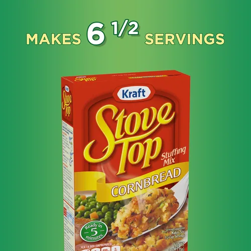 Miniatura 6 de Mezcla de relleno de pan de maíz Stove Top, caja de 6 oz
