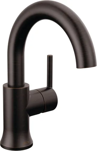 Miniatura 15 de Delta Faucet Trinsic Grifo de Baño de Un Solo Orificio, Grifo de Lavabo de Baño Dorado, Grifo de Baño de Una Sola Manija, Tecnología Diamond Seal