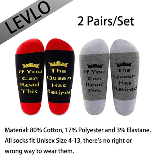 Miniatura 2 de LEVLO - Calcetines de jubilación para mujer