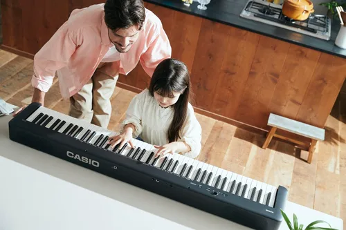 Miniatura 5 de Casio CDP-S160 – Piano Digital con 88 Teclas Ponderadas con Teclado de Acción de Martillo Escalada Modo Dueto para Estudiantes Sensación Negro