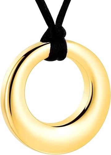 Miniatura 14 de Hearbeingt Collar de urna de cremación para cenizas para mujeres y hombres, colgante conmemorativo de la eternidad del círculo de la vida, joyería