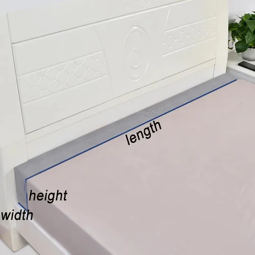 Miniatura 6 de Relleno de espacio de cama de tamaño personalizado, cojín de almohada para cabecera de colchón para cama King dividida/entre camas individuales
