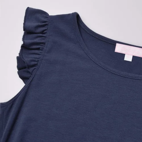 Miniatura 3 de Bhome Vestido de maternidad con manga voladora, vestidos casuales de verano para embarazo
