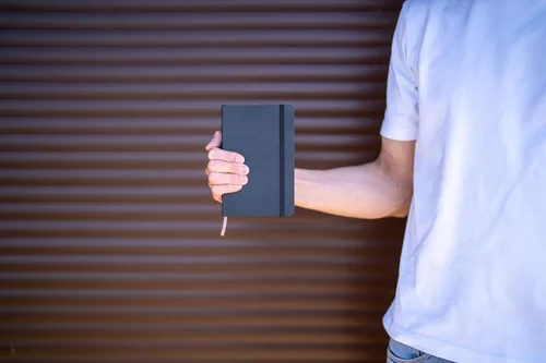 Miniatura 4 de Moleskine - Cuaderno, mediano, a rayas, tapa dura, azul zafiro
