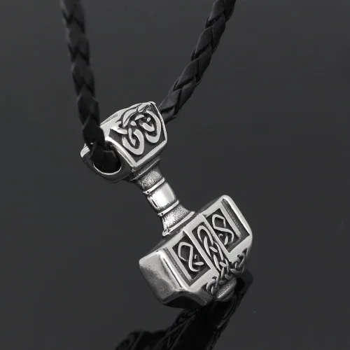 Miniatura 4 de GuoShuang - Collar con colgante de acero inoxidable 316L para hombre