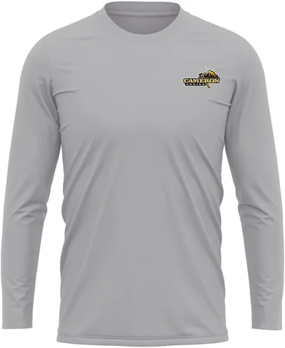 Miniatura 238 de Camisa deportiva de manga larga oficial de la NCAA Collegiate para hombre, con logotipo en el pecho izquierdo, colección Athletic Heather