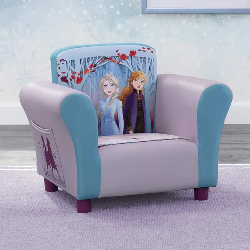 Miniatura 6 de Delta Children Juego de mesa y silla para niños con almacenamiento (2 sillas incluidas), ideal para artes, manualidades y silla tapizada, madera