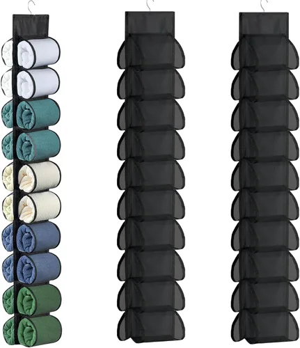 Miniatura 8 de Organizador de leggings colgantes, organizador de almacenamiento de leggings, organizador de leggings para armario, organizador de yoga