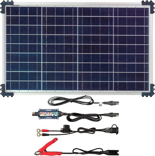 Miniatura 15 de Optimate Solar Duo 10 W, TM522-D1, 6 pasos 12 V/12.8 V 0.83 A resistente a la intemperie, cargador y mantenedor de ahorro de batería solar