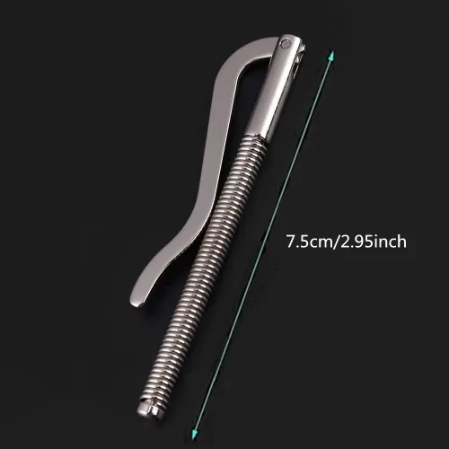 Miniatura 2 de Clip de resorte para cartera, 5 piezas Durable sin deformación Dinero Primavera Clip Herramienta para Billetera de Cuero Bifold Titular