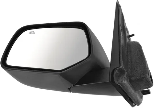Miniatura 202 de TRQ Espejo plegable con calefacción eléctrica del lado del conductor con indicador de punto ciego pintura a juego negro liso compatible con Kia