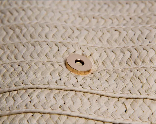 Miniatura 4 de Freie Liebe Bolsos de mano de paja para mujer, bolsos de playa de verano, bolsos de mano tejidos tipo sobre