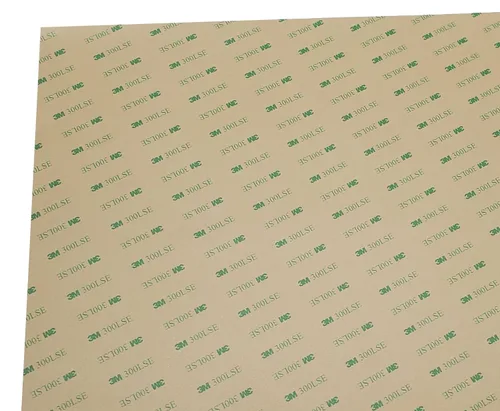 Paquete de 3 hojas de 8 x 12 pulgadas, 3M 9474LE 300LSE cinta adhesiva de transferencia adhesiva superfuerte de doble cara, ideal para fijar